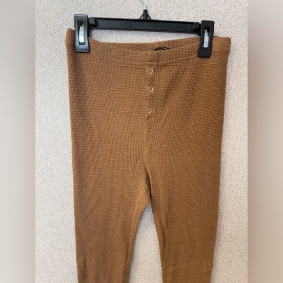 Hanes Re/Done Womens‎ Size S Thermal Henley Legging base layer outdoors nwt - Picture 2 of 5